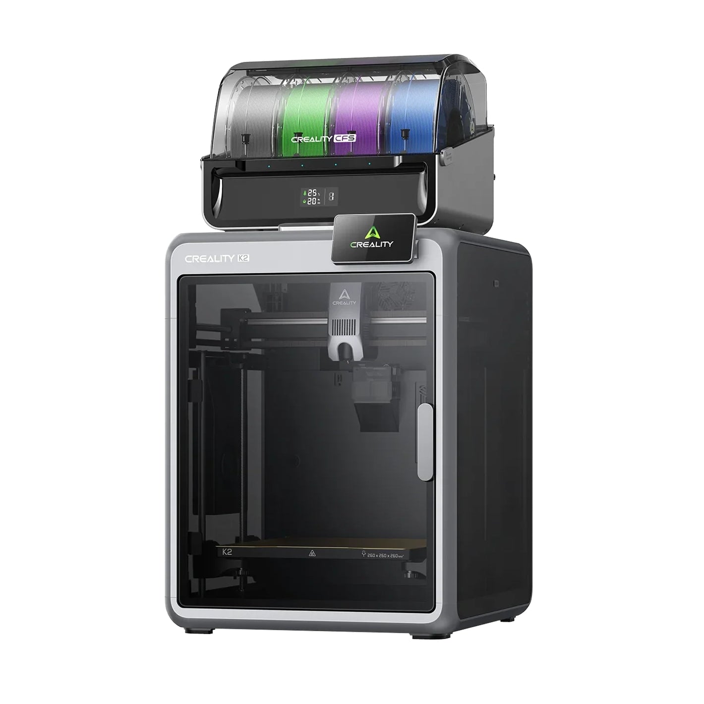 Creality K2 Plus Combo — Imprimantă 3D multicolor, 350×350×350 mm