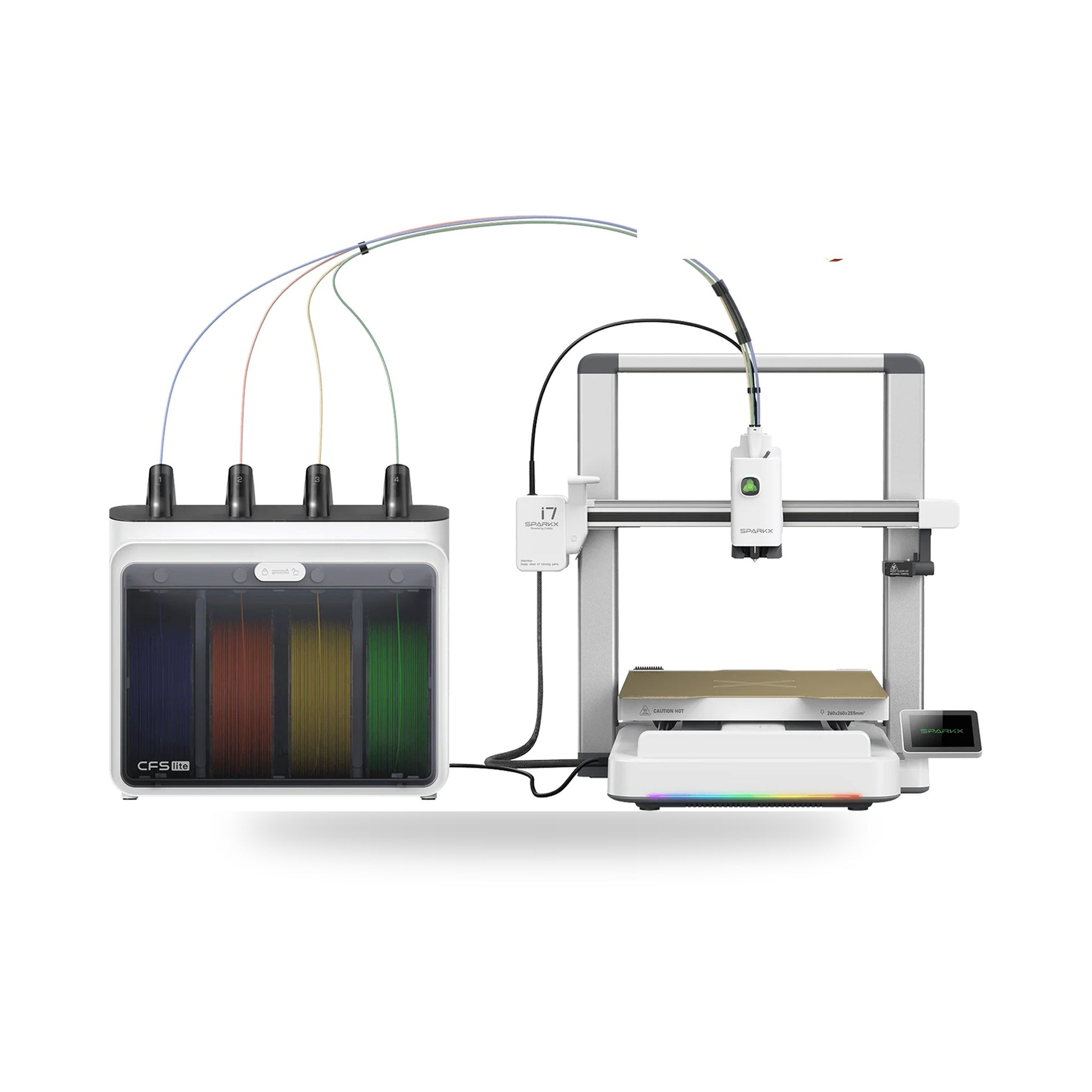Creality SPARKX i7 Combo — imprimantă 3D multicolor cu unitate CFS Lite