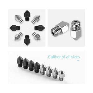 Set duze Premium Creality (Up-market Nozzle Kit) — 0.25 / 0.4 / 0.6 mm
