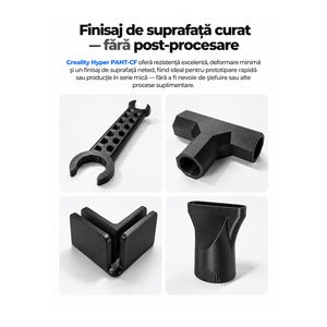 PAHT-CF Black – Filament Nylon cu Fibră de Carbon, 1.75 mm, 1 kg
