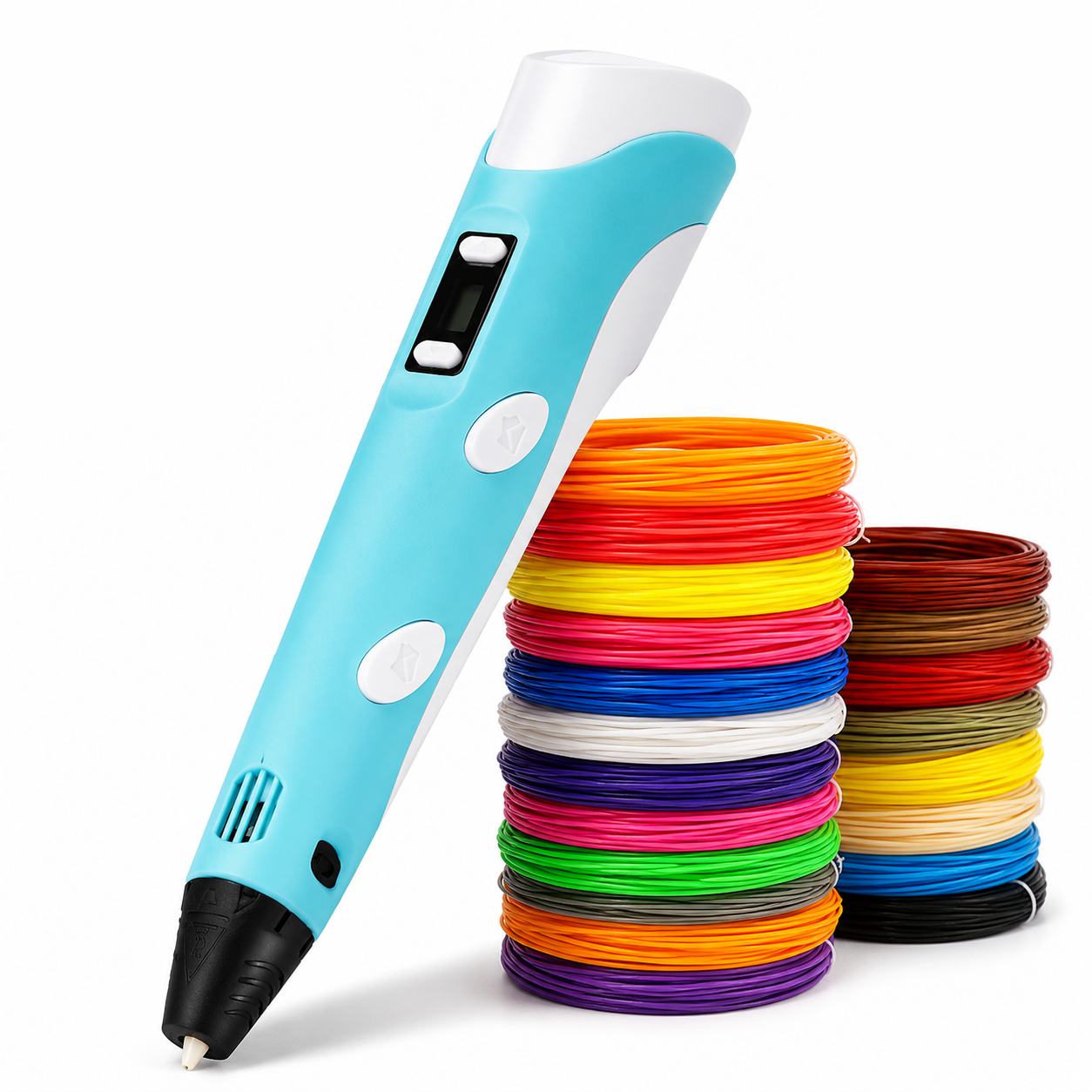 Stilou 3D OLED — Pen pentru desen 3D, filament PLA/ABS 1.75 mm