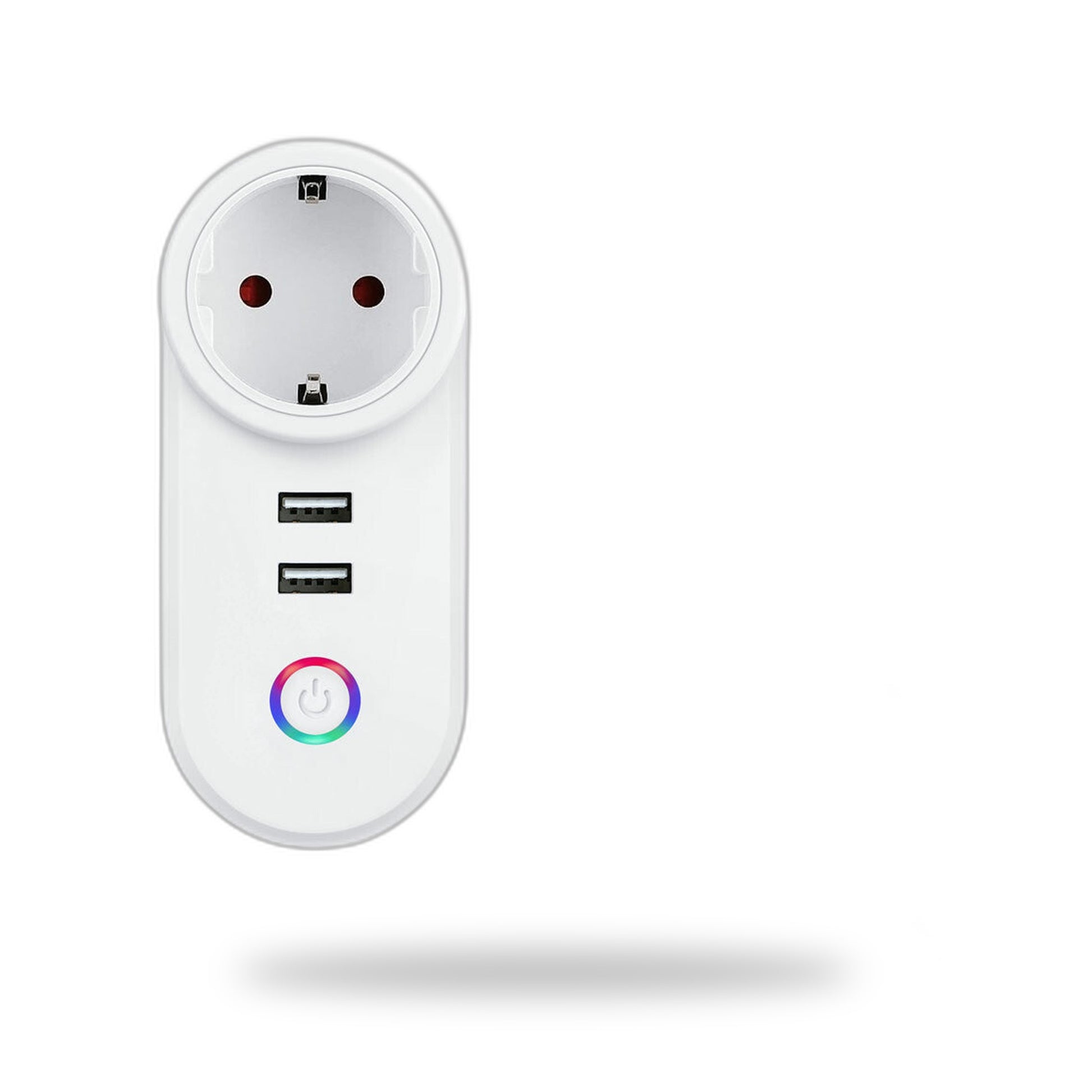 Tuya Adaptor priză + 2× USB — Smart plug WiFi cu încărcare USB