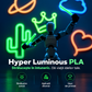 Hyper Luminous PLA Pink – Filament Fosforescent 1.75 mm, 1 kg