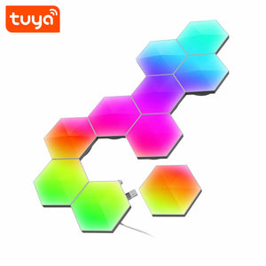 Lampa Hexagon 10 Bucati Smart Home 1