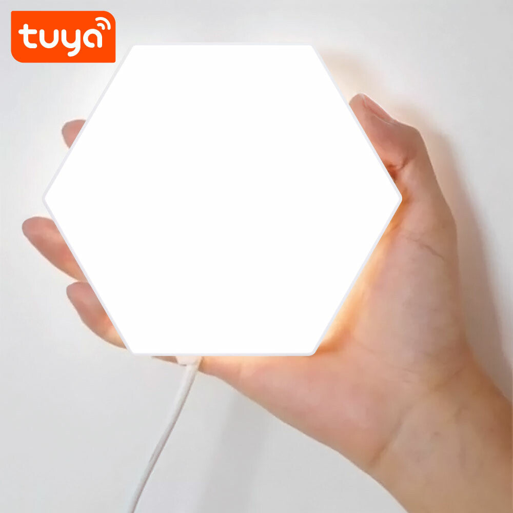 Lampa Hexagon 10 Bucati Smart Home 4