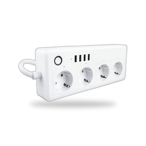 Tuya Prelungitor inteligent 1,5 m — Smart strip WiFi cu monitorizare