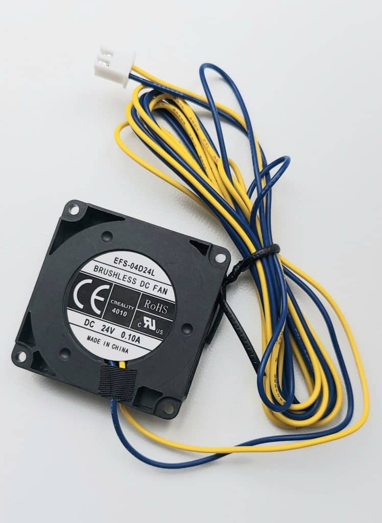 Blower cooling fan 4010 (24V, JST XH 2.54 connector, EFS-04D24L ...