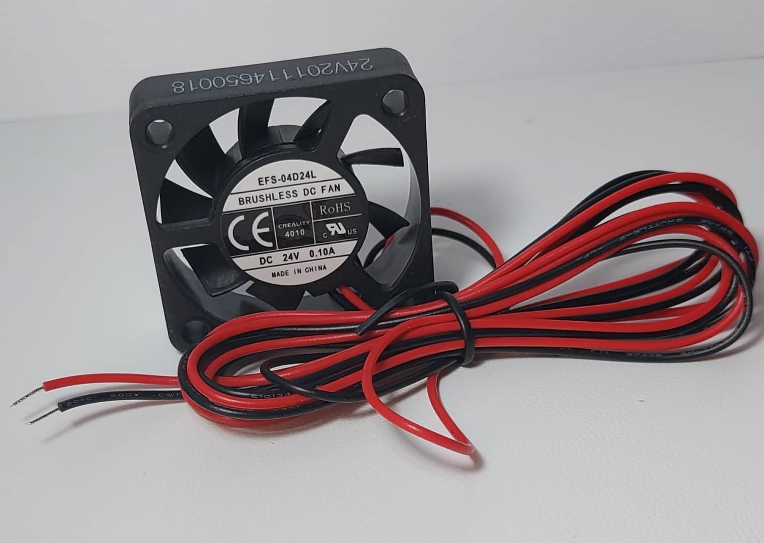 Axial Cooling Fan 4010 24V 7000r/min, L1400mm (EFS-04D24L) without ...