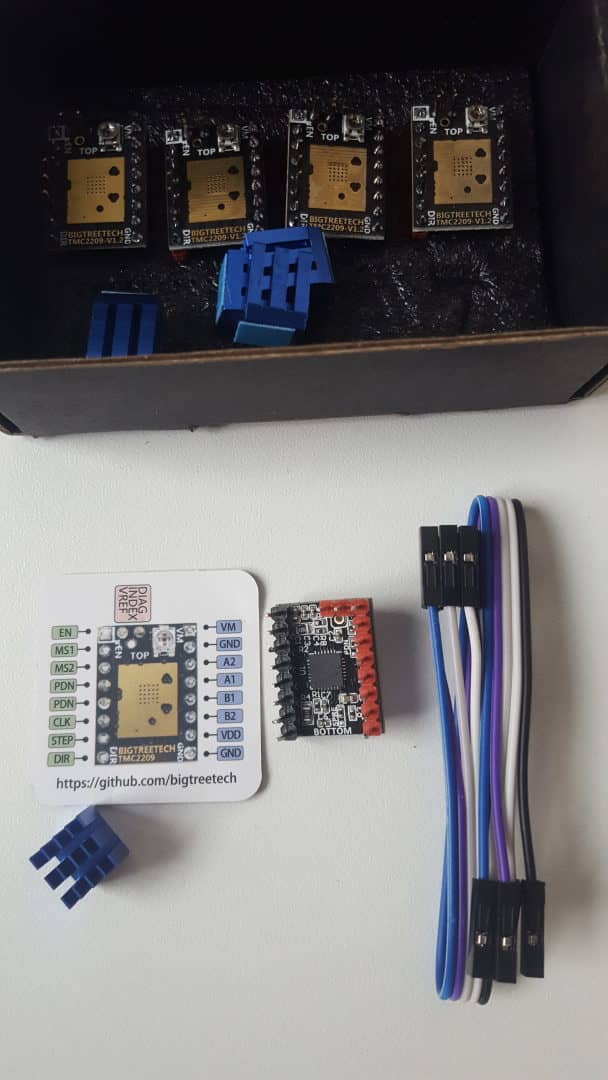 TMC2209 driver pentru motoare pas cu pas (stepper motor driver) KINGPRINT - imagine 2